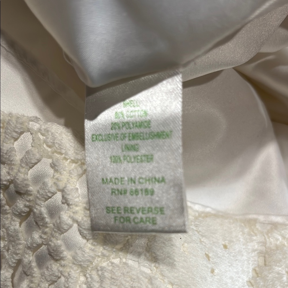 Lilly Pulitzer Mercer Lace White Lace‎ Dress, size 2 - Picture 12 of 14
